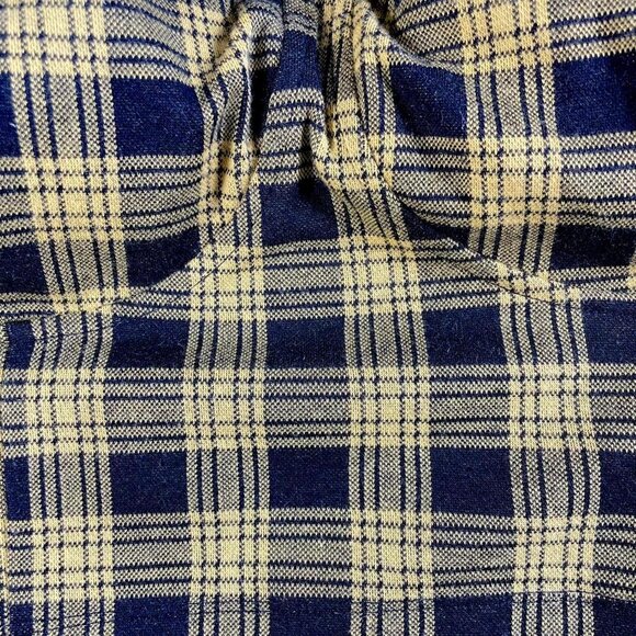 Meraki Black & Yellow Plaid Strapless Crop Top – Size XL - Picture 2 of 7